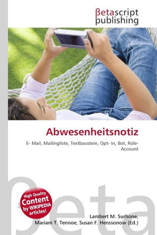 Abwesenheitsnotiz