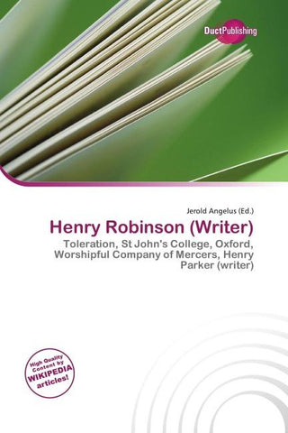 Henry Robinson (Writer)