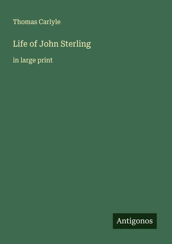 Life of John Sterling