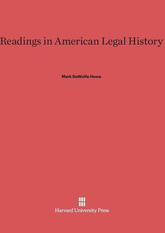 Readings in American Legal History