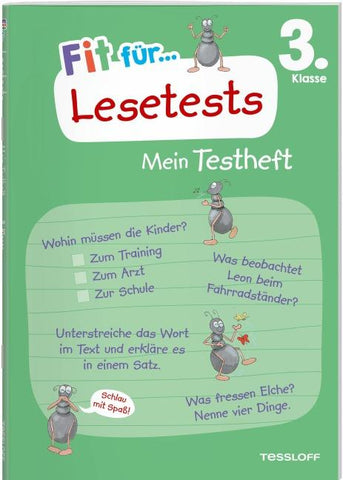 Fit für Lesetests 3. Klasse. Mein Testheft