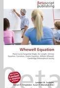 Whewell Equation