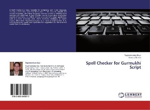 Spell Checker for Gurmukhi Script