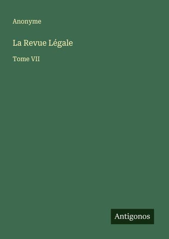 La Revue Légale