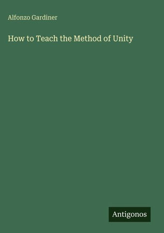 How to Teach the Method of Unity