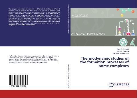 Thermodynamic studies of the formation processes of some complexes