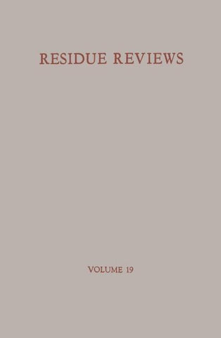 Residue Reviews/Rückstandsberichte