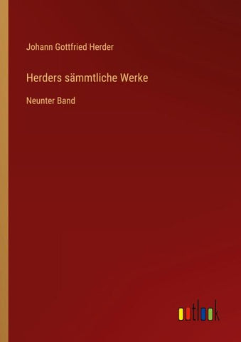 Herders sämmtliche Werke