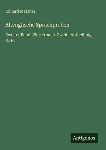 Altenglische Sprachproben