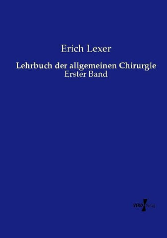 Lehrbuch der allgemeinen Chirurgie