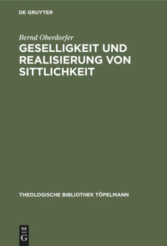 Geselligkeit und Realisierung von Sittlichkeit