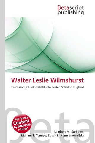 Walter Leslie Wilmshurst