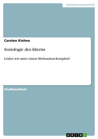 Soziologie des Alterns