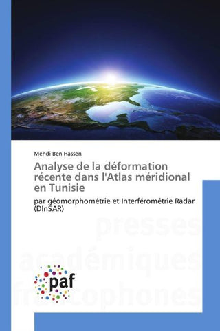 Analyse de la déformation récente dans l'Atlas méridional en Tunisie