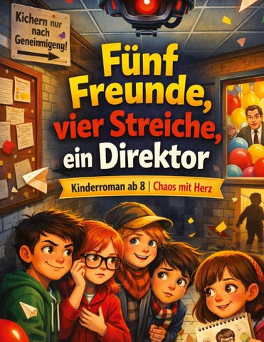 Fünf Freunde, vier Streiche, ein Direktor