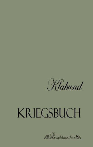 Kriegsbuch