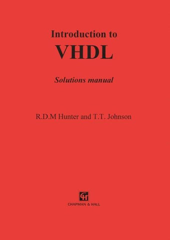 Introduction to VHDL