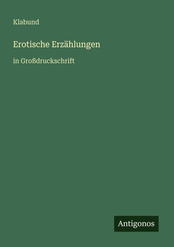 Erotische Erzählungen