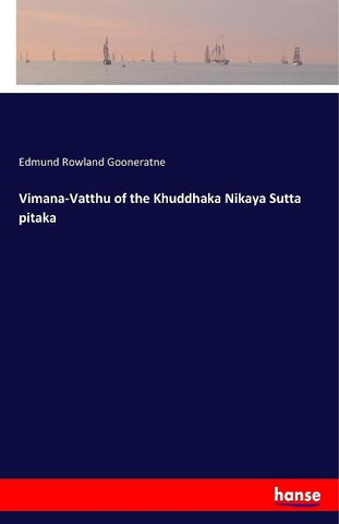Vimana-Vatthu of the Khuddhaka Nikaya Sutta pitaka