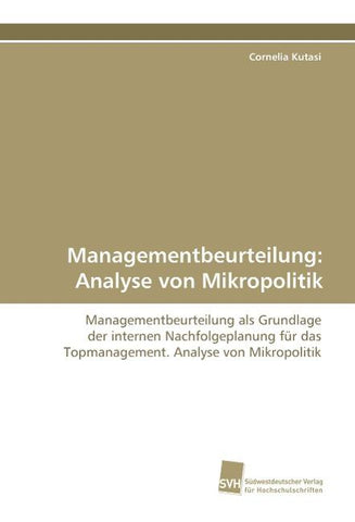 Managementbeurteilung: Analyse von Mikropolitik