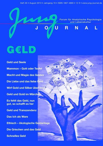 Jung Journal Heft 30 Geld