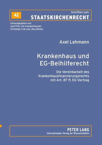 Krankenhaus und EG-Beihilferecht