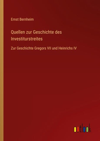 Quellen zur Geschichte des Investiturstreites