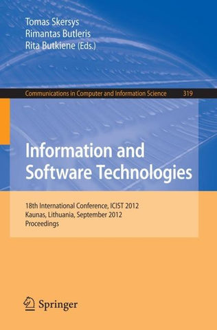 Information and Software Technologies