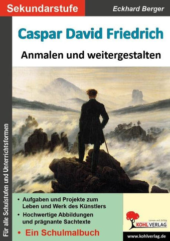 Caspar David Friedrich anmalen und weitergestalten