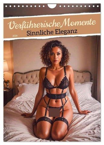 Verführerische Momente - Sinnliche Eleganz (Wandkalender 2026 DIN A4 hoch), CALVENDO Monatskalender