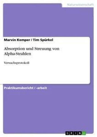 Absorption und Streuung von Alpha-Strahlen