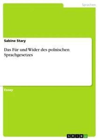 Das Für und Wider des polnischen Sprachgesetzes