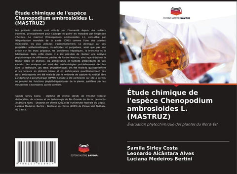 Étude chimique de l'espèce Chenopodium ambrosioides L. (MASTRUZ)