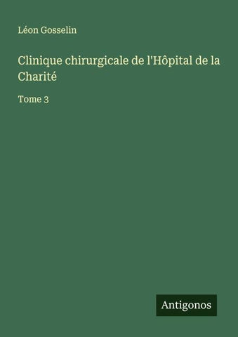 Clinique chirurgicale de l'Hôpital de la Charité