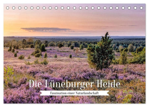 Die Lüneburger Heide - Faszination einer Naturlandschaft (Tischkalender 2026 DIN A5 quer), CALVENDO Monatskalender