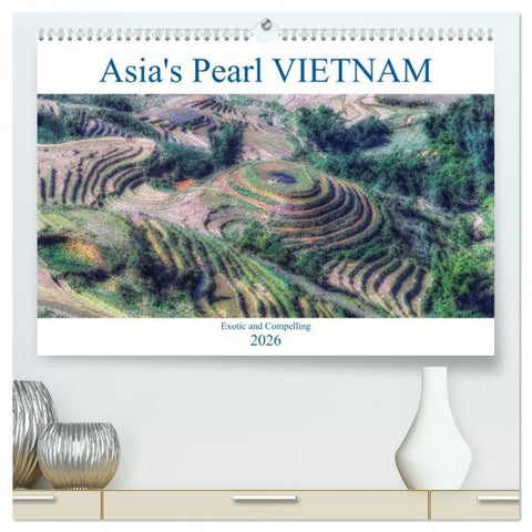 Asia's Pearl Vietnam (High Quality Premium Wall Calendar 2026 DIN A2 landscape),CALVENDO 12 Month Wall Calendar