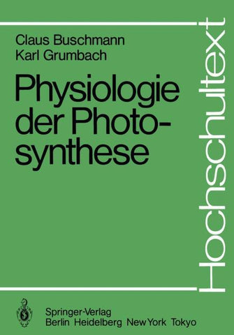 Physiologie der Photosynthese