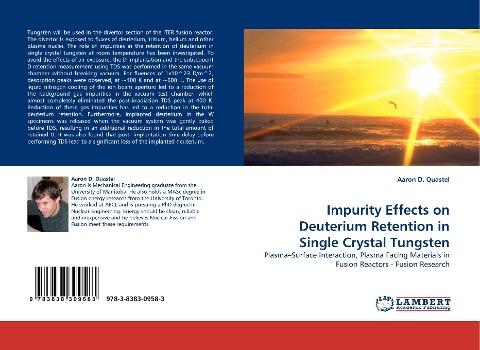 Impurity Effects on Deuterium Retention in Single Crystal Tungsten