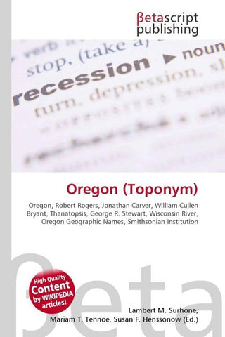 Oregon (Toponym)