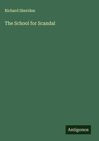 The School for Scandal