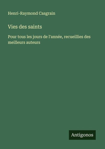 Vies des saints