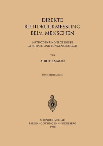 Direkte Blutdruckmessung Beim Menschen