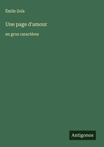 Une page d'amour