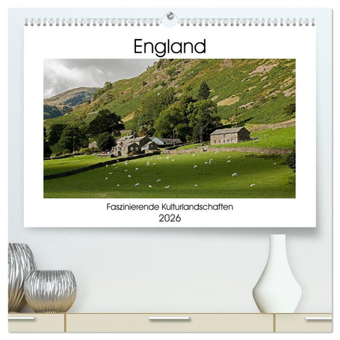 England - Faszinierende Kulturlandschaften (hochwertiger Premium Wandkalender 2026 DIN A2 quer), Kunstdruck in Hochglanz