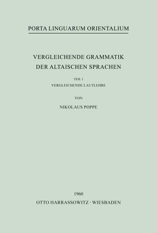 Vergleichende Grammatik der altaischen Sprachen