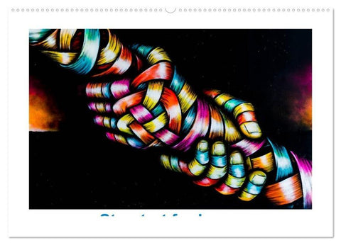 Streetart for home Michael Jaster (Wandkalender 2026 DIN A2 quer), CALVENDO Monatskalender
