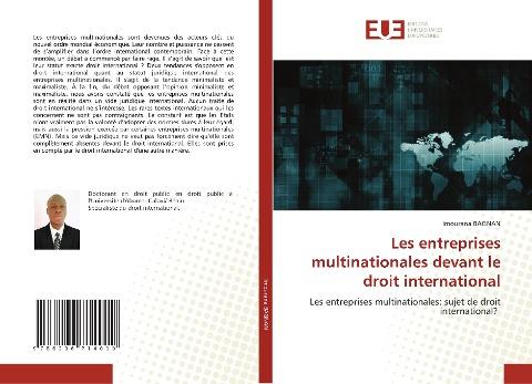Les entreprises multinationales devant le droit international