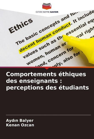 Comportements éthiques des enseignants : perceptions des étudiants