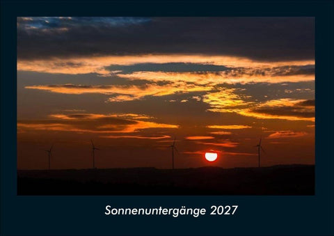 Sonnenuntergänge 2027 Fotokalender DIN A4