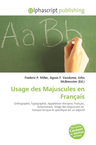 Usage des Majuscules en Français